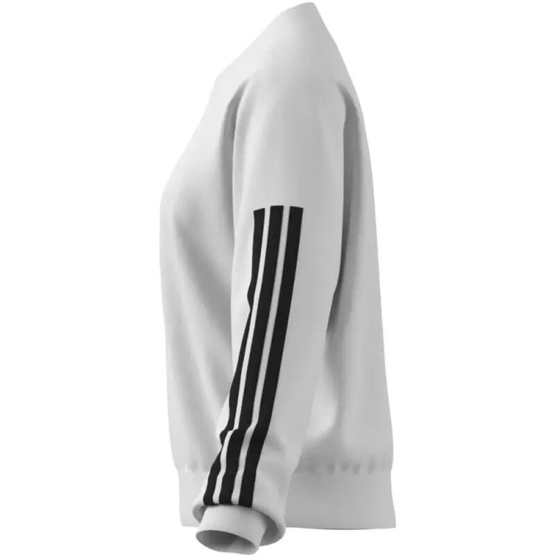 Bluza damska Adidas W 3S FT SWT JD5285 biała, długi rękaw 5/5
