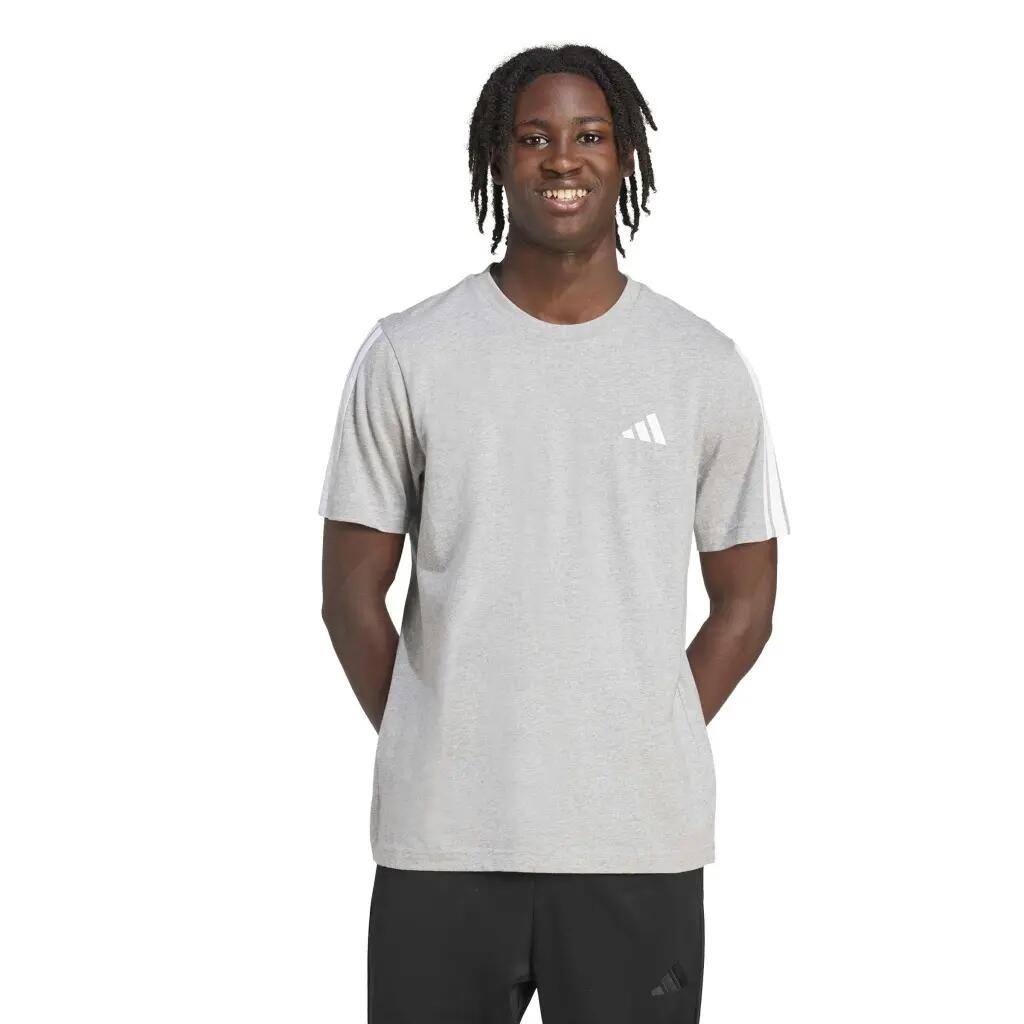 T-shirt Adidas Model M 3s Sj T Kleur Grijs 2/5