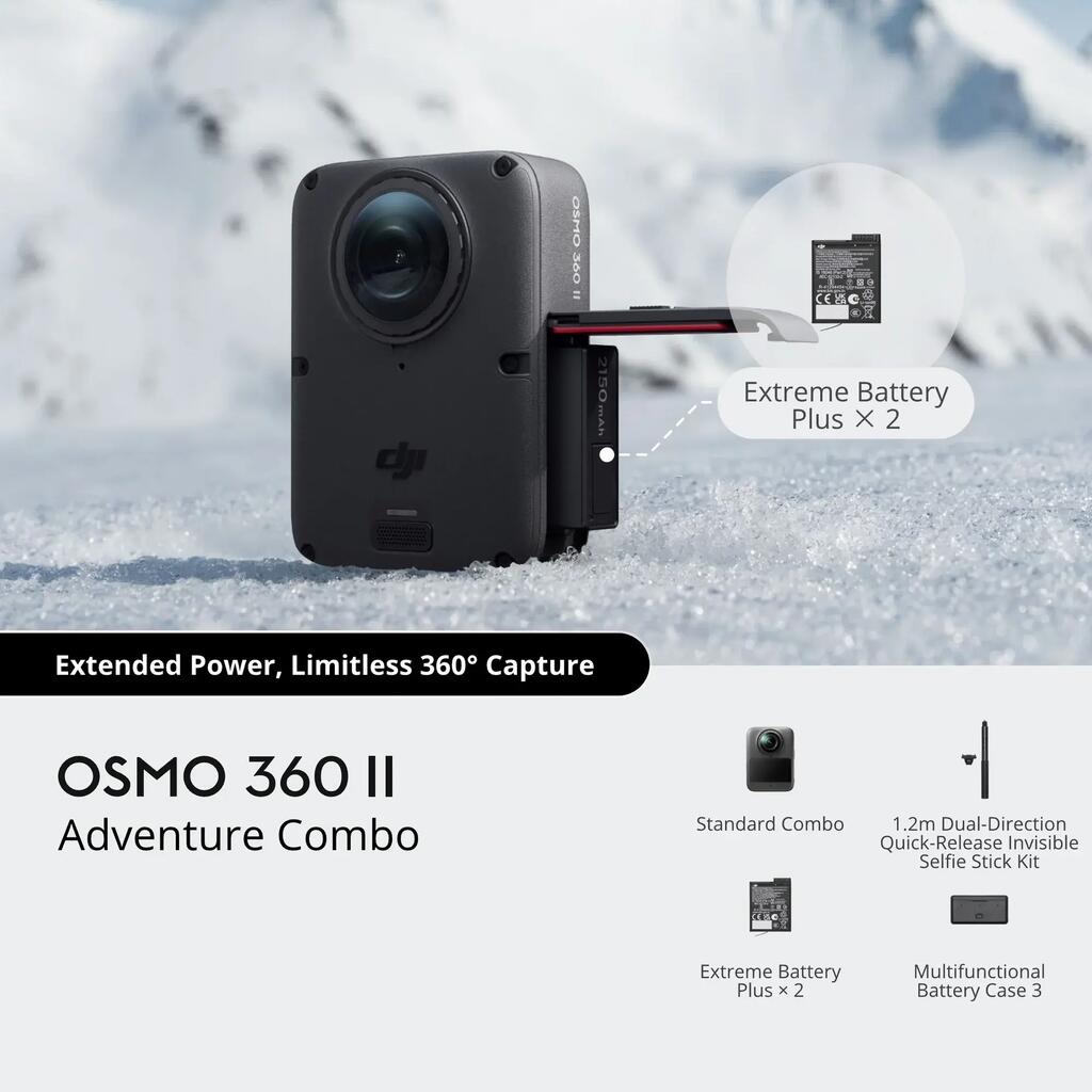 DJI Osmo 360 II Adventure Combo