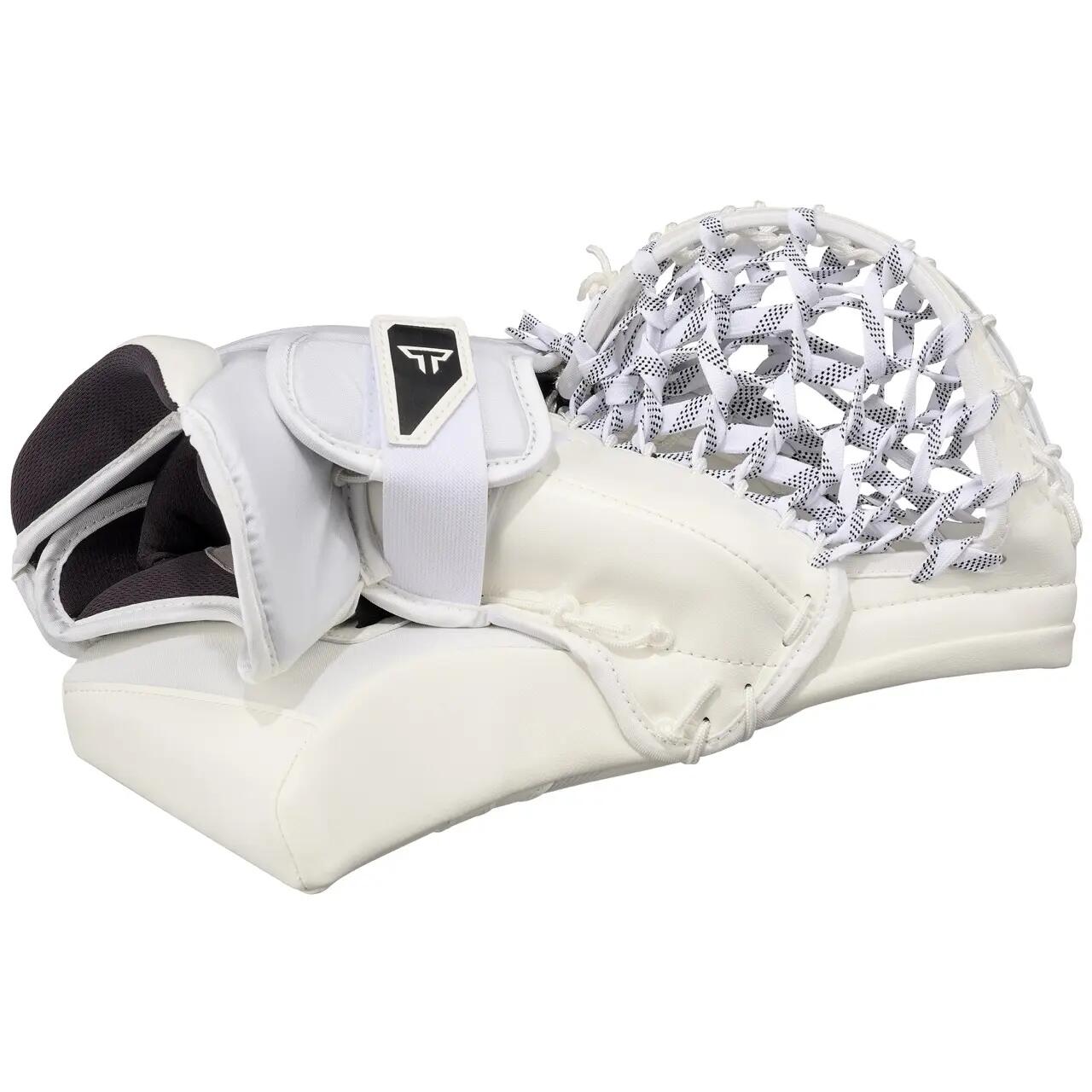 Gmtackseu Senior CCM Tacks Goalie Glove Biały/Biały/Biały/Biały REG 4/8