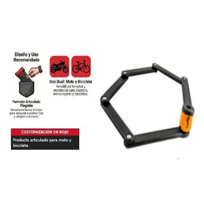 Cadenas articulé CARPENTER SHIELD LUMA 80 cm 2/5