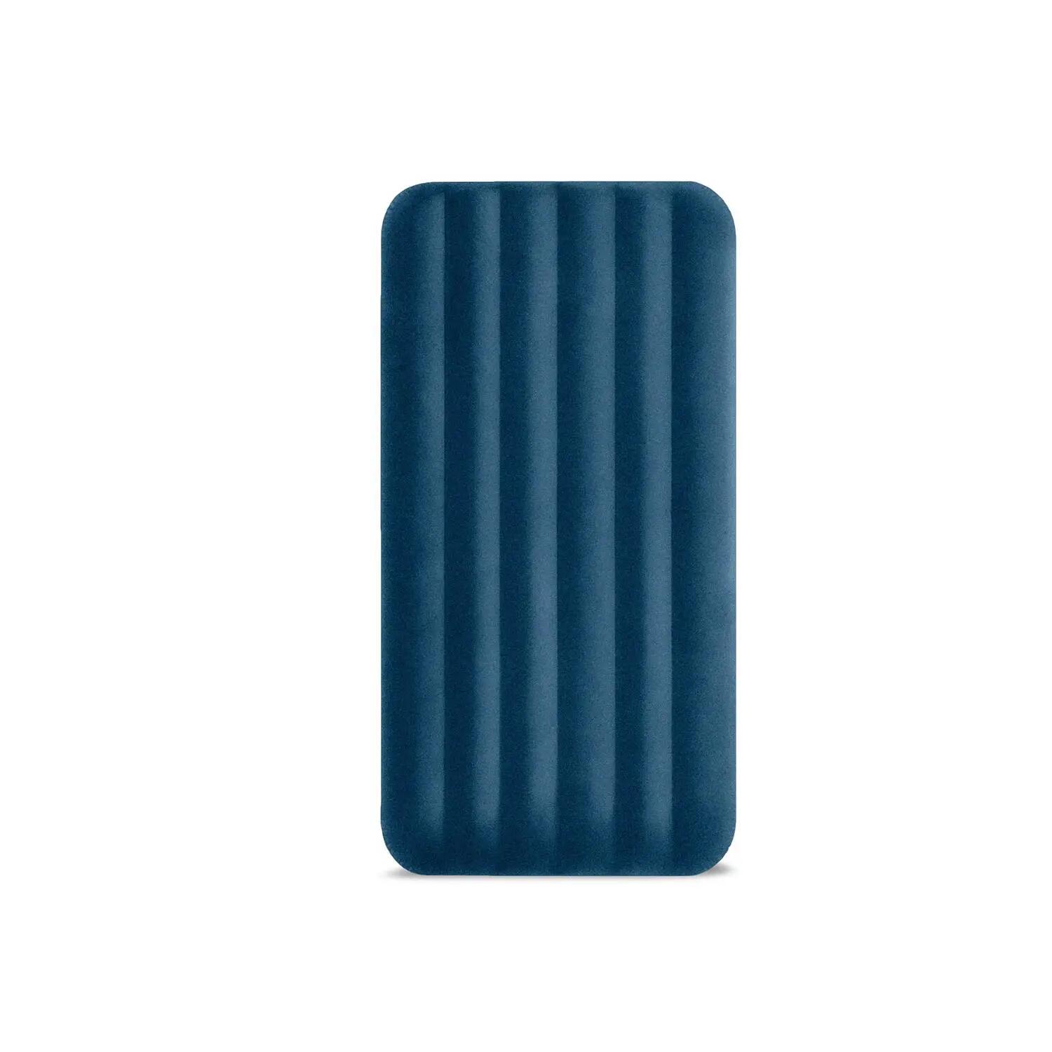 Intex 64187NP - Materasso Gonf Sing  Prestige Downy con Pompa, 99x191x25 3/5