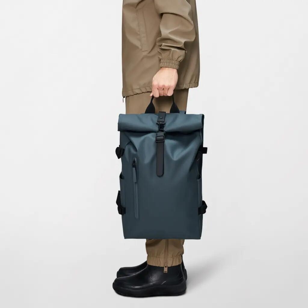 RAINS ROLLTOP RUCKSACK W3 Niebieski 4/5