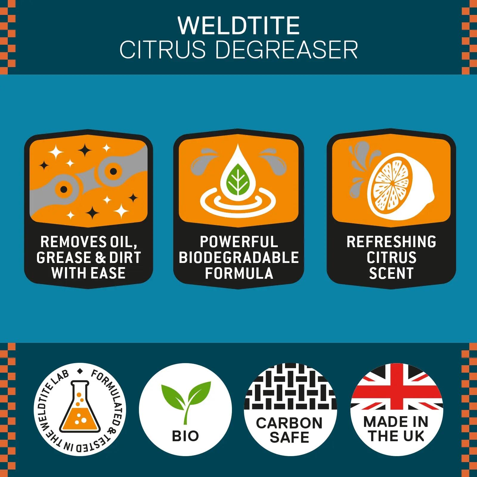 Weldtite dégraissant liquide pour agrumes 1 litre > to translate in French 6/8