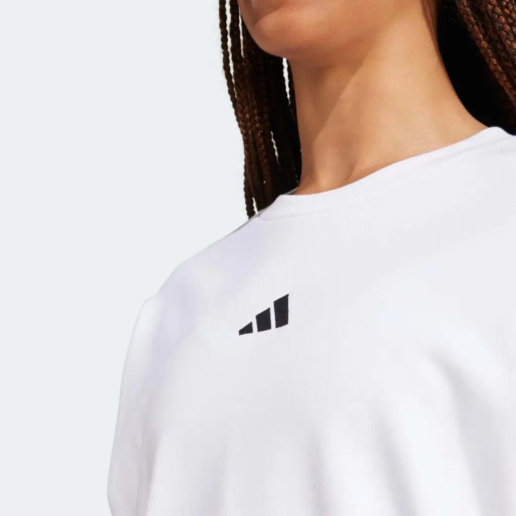Moletom Adidas Modelo Jd5285 W Cor Branco 4/5