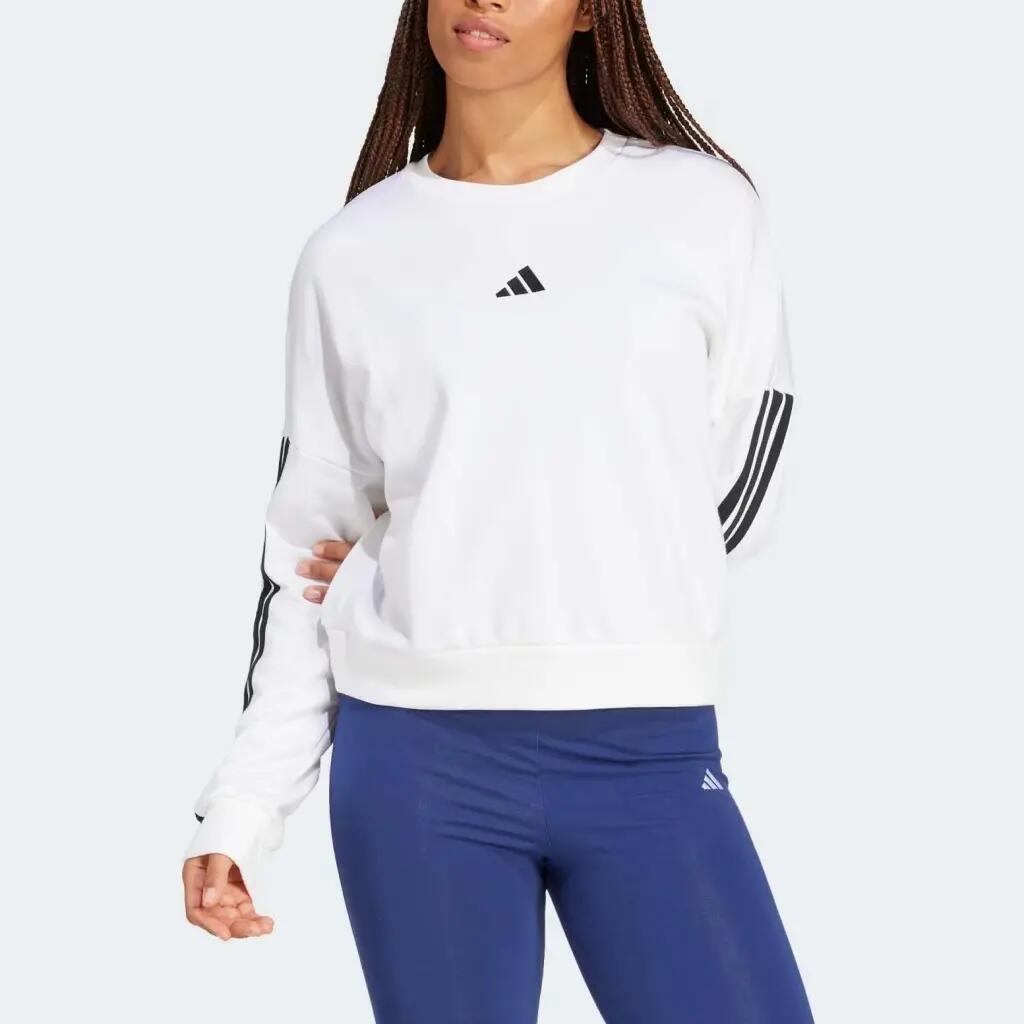 Moletom Adidas Modelo Jd5285 W Cor Branco 3/5