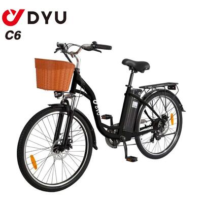 C6 elektrische fiets volwassenen 36v12,5ah 26 inch