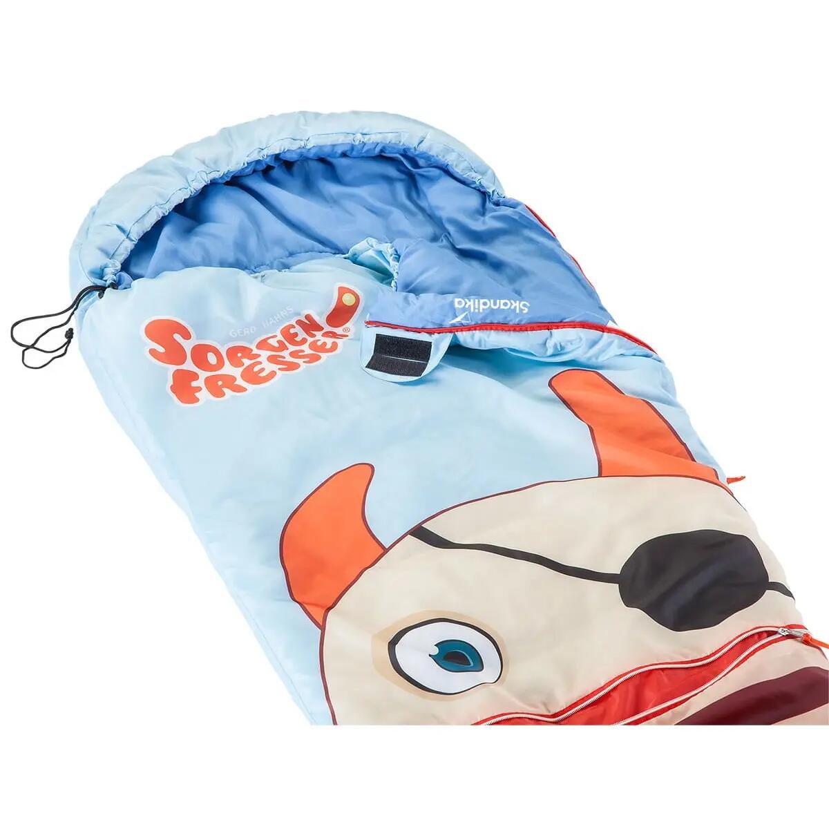 Sac de couchage pour enfant - Sorgenfresser - Camping - momie - Sac de rangement 7/11