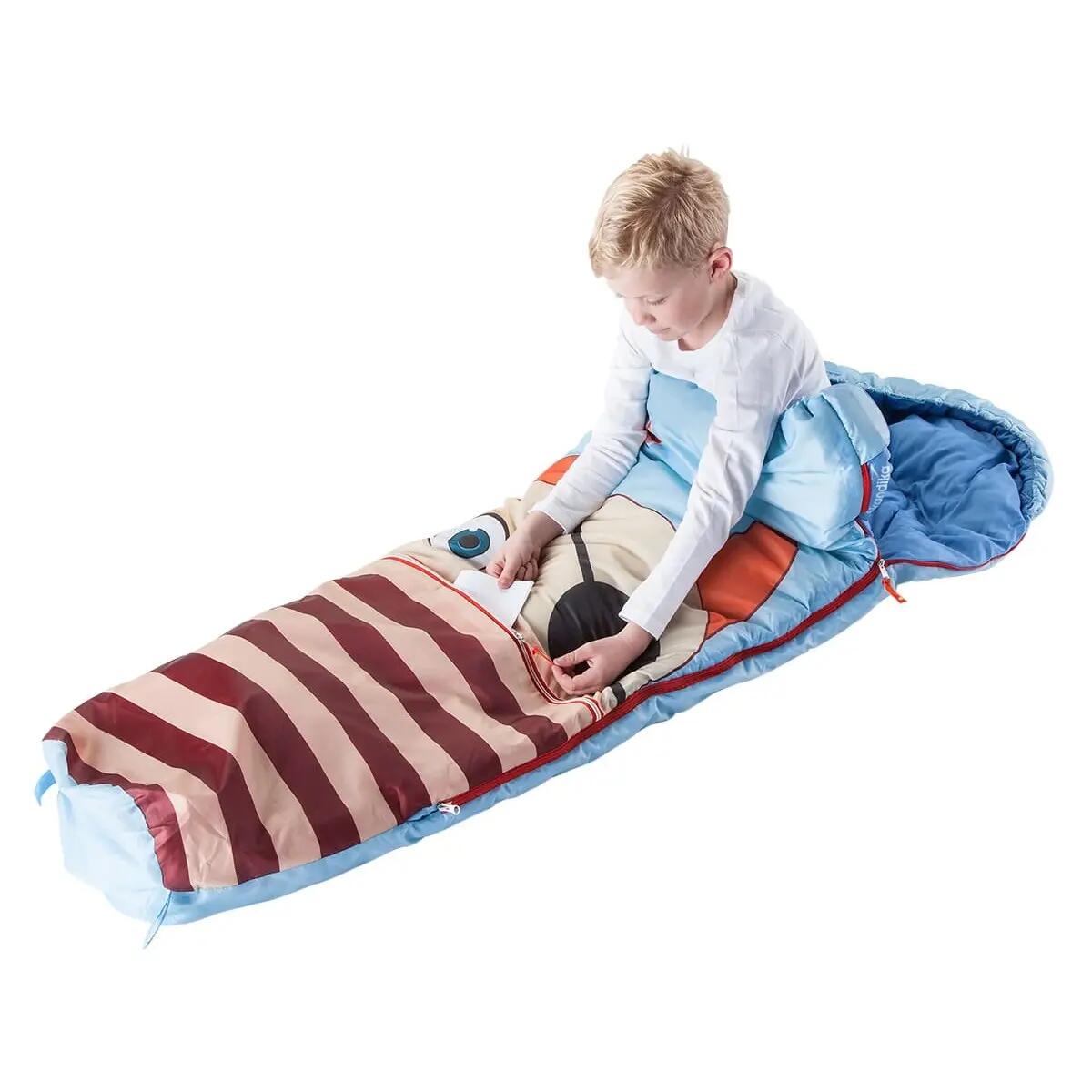Sac de couchage pour enfant - Sorgenfresser - Camping - momie - Sac de rangement 5/11