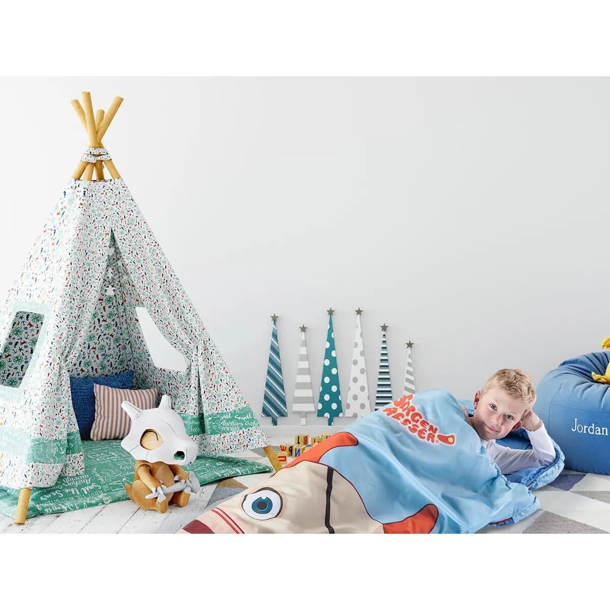 Sac de couchage pour enfant - Sorgenfresser - Camping - momie - Sac de rangement 2/11