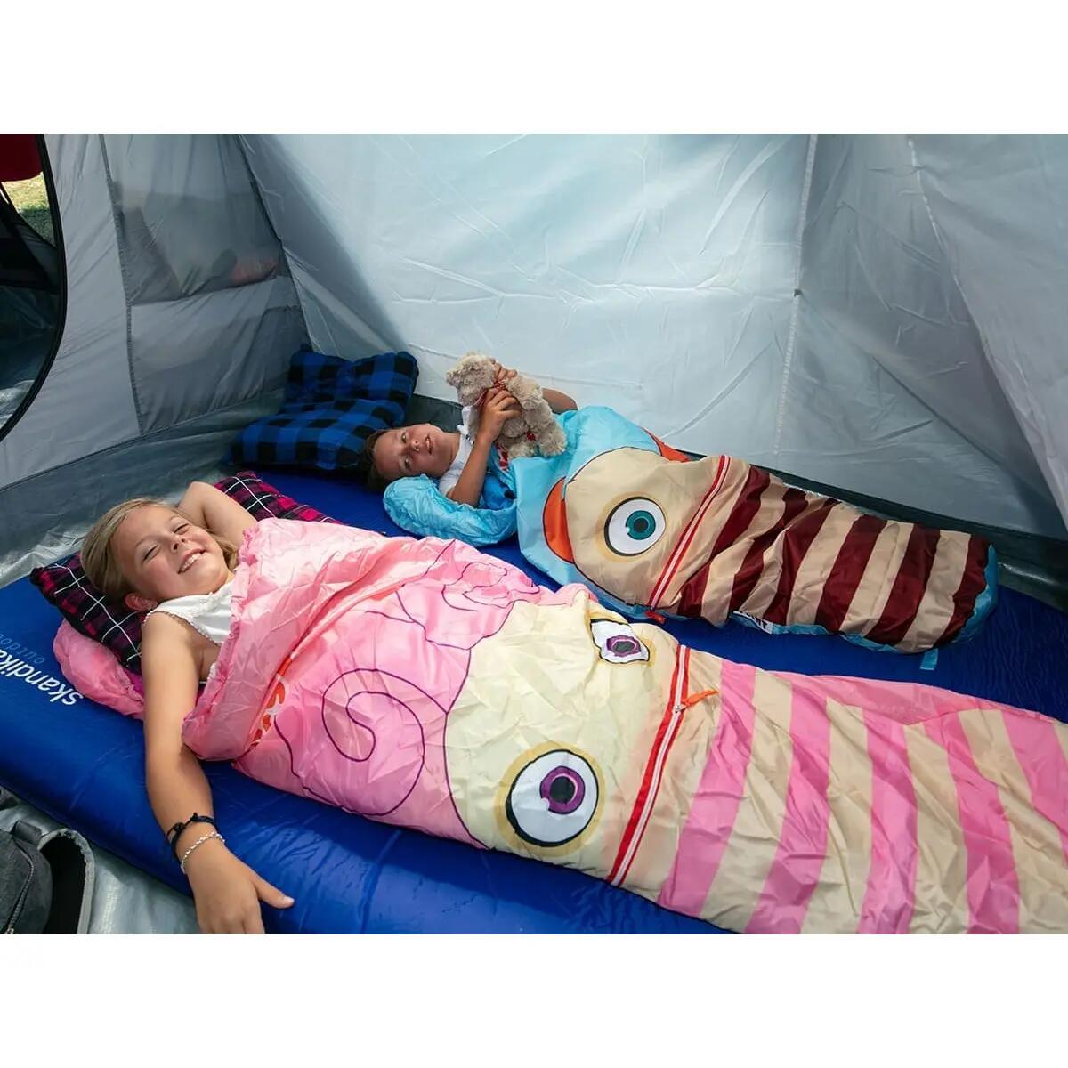 Sac de couchage pour enfant - Sorgenfresser - Camping - momie - Sac de rangement 11/11