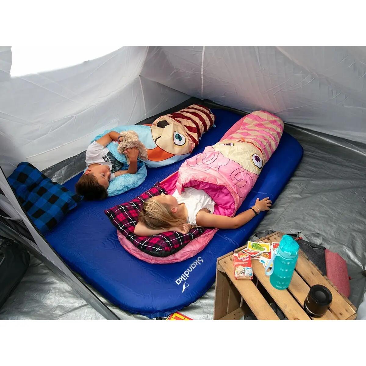 Sac de couchage pour enfant - Sorgenfresser - Camping - momie - Sac de rangement 10/11