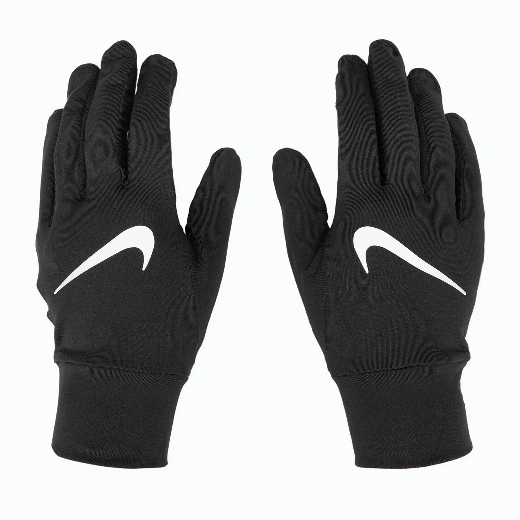 Uomo Guanti Sportivi Nike Accelerate Nero Argento 4/4