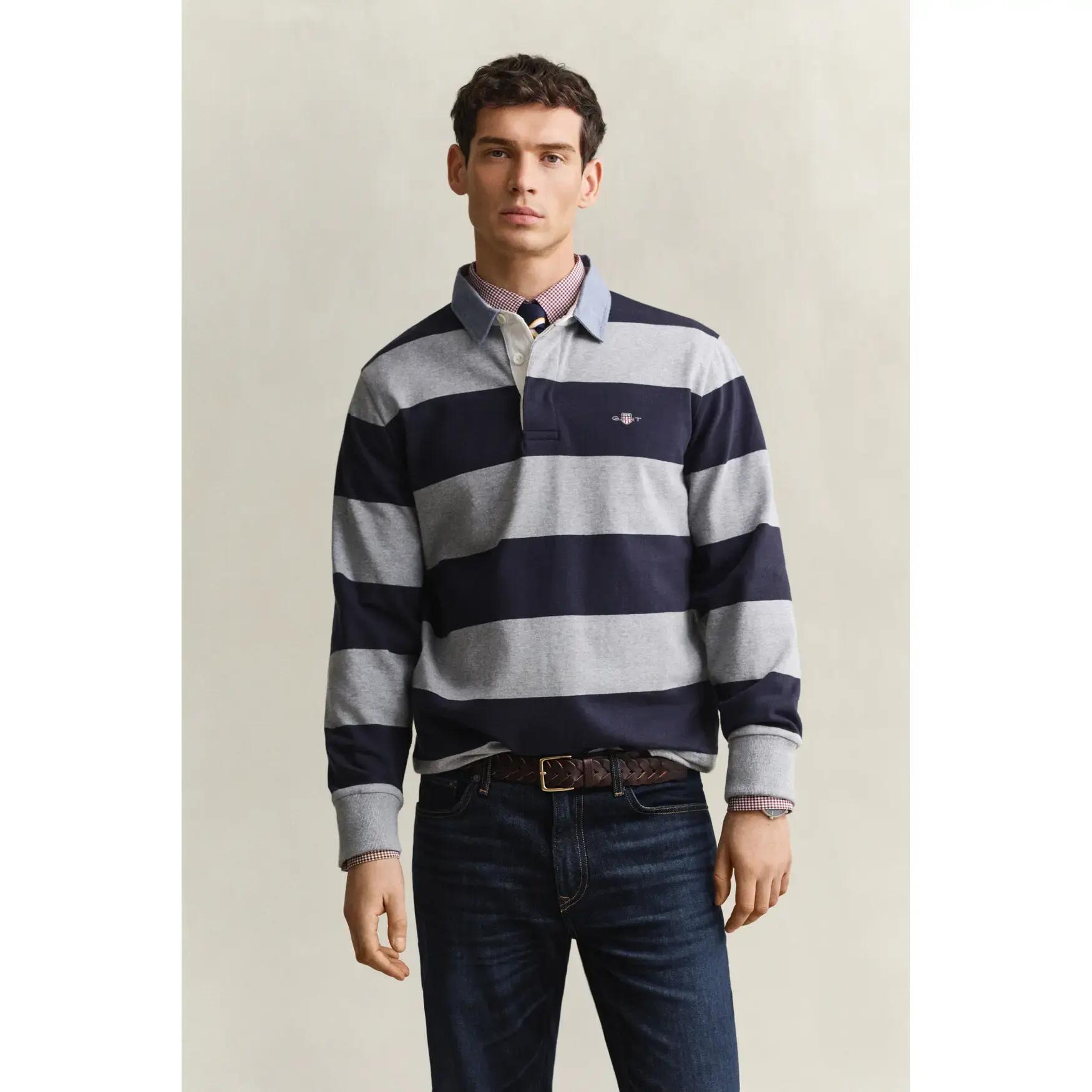 Polo manches longues Gant Classic Heavy Rugger 7/7