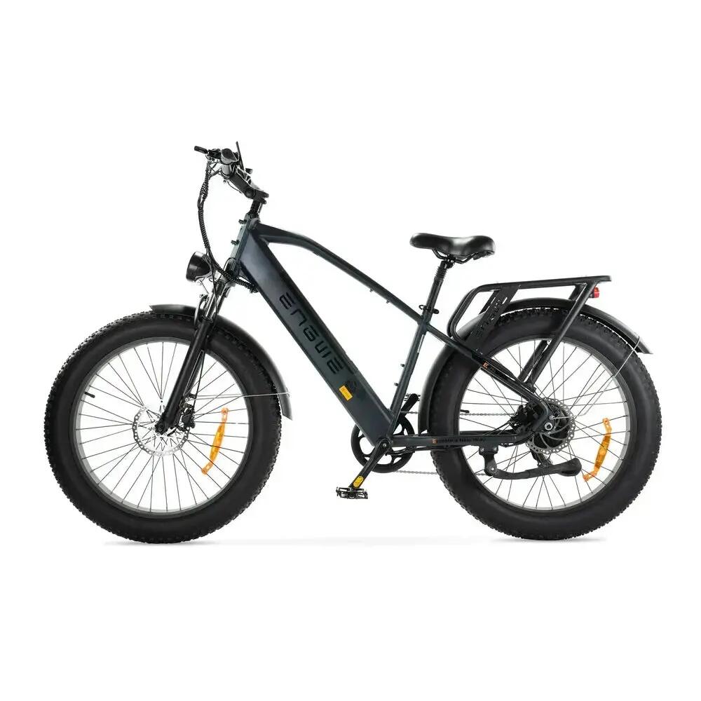 E26 - Elektrische Fatbike - 26 inch - 250W motor - Zwart - Kettingslot cadeau 2/7
