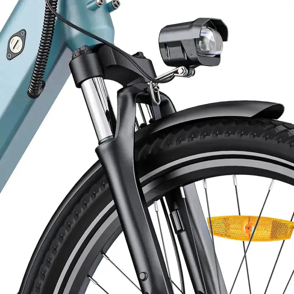 P275 - Elektrische Fiets - 27,5 inch - 250W motor - Blauw - Kettingslot cadeau 3/6