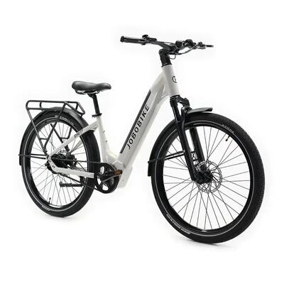 Dyno gt - elektrische fiets - 27,5 inch - grijs - kettingslot cadeau