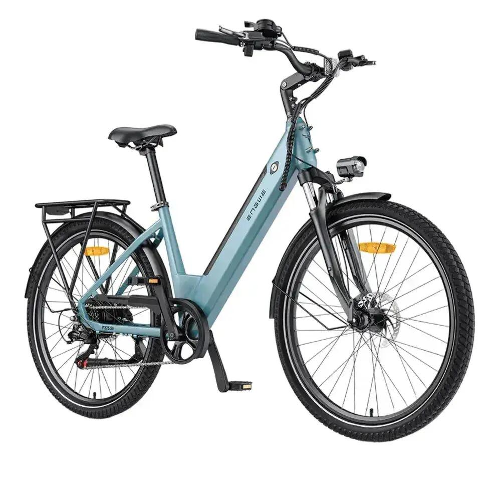 P275 - Elektrische Fiets - 27,5 inch - 250W motor - Blauw - Kettingslot cadeau 2/6