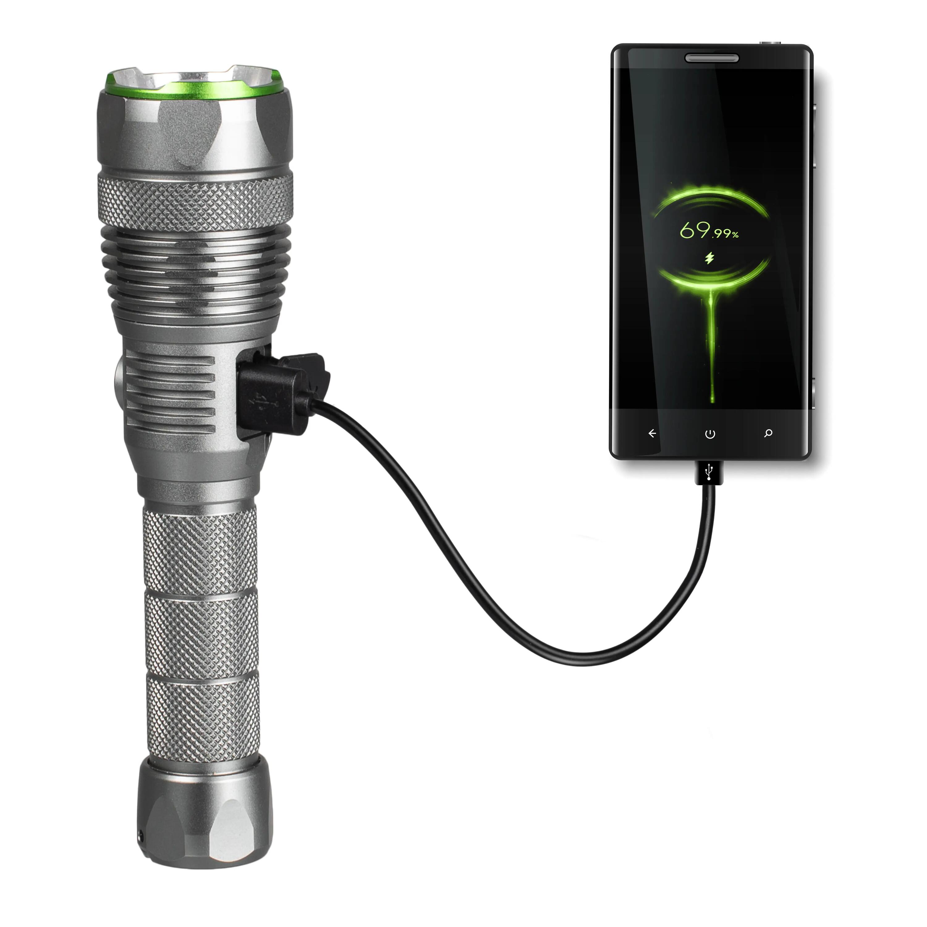 Lampe de poche rechargeable Vayox VA0364 30W USB-C ZOOM powerbank 3000lm 8/16
