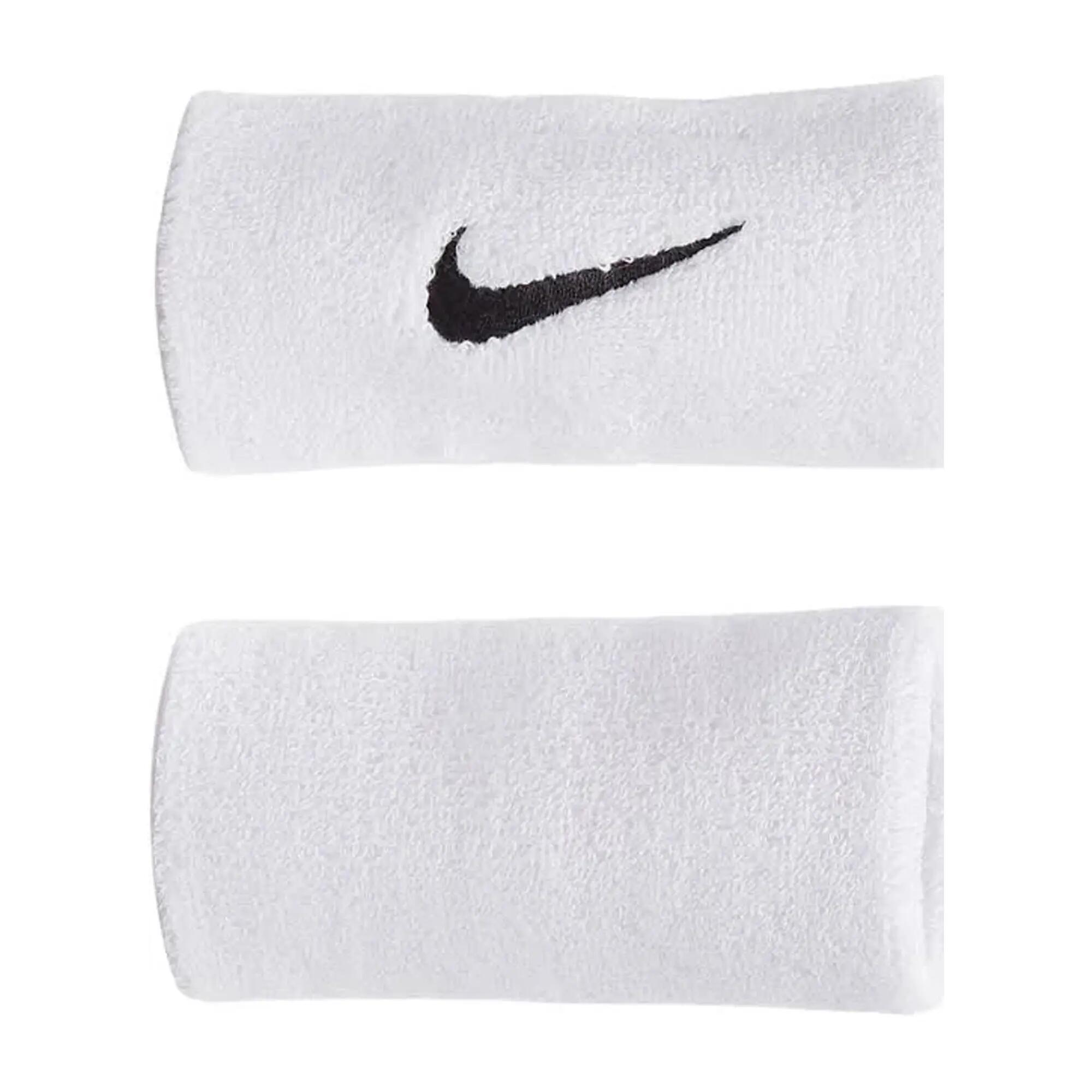 Braccialetto Misura Confezione 2 Nike Classic Bianco Nero 3/4