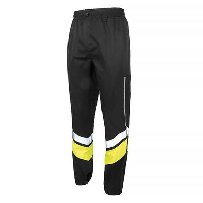 Wowow - heren dames fuji gele waterdichte hi-vis regenbroek