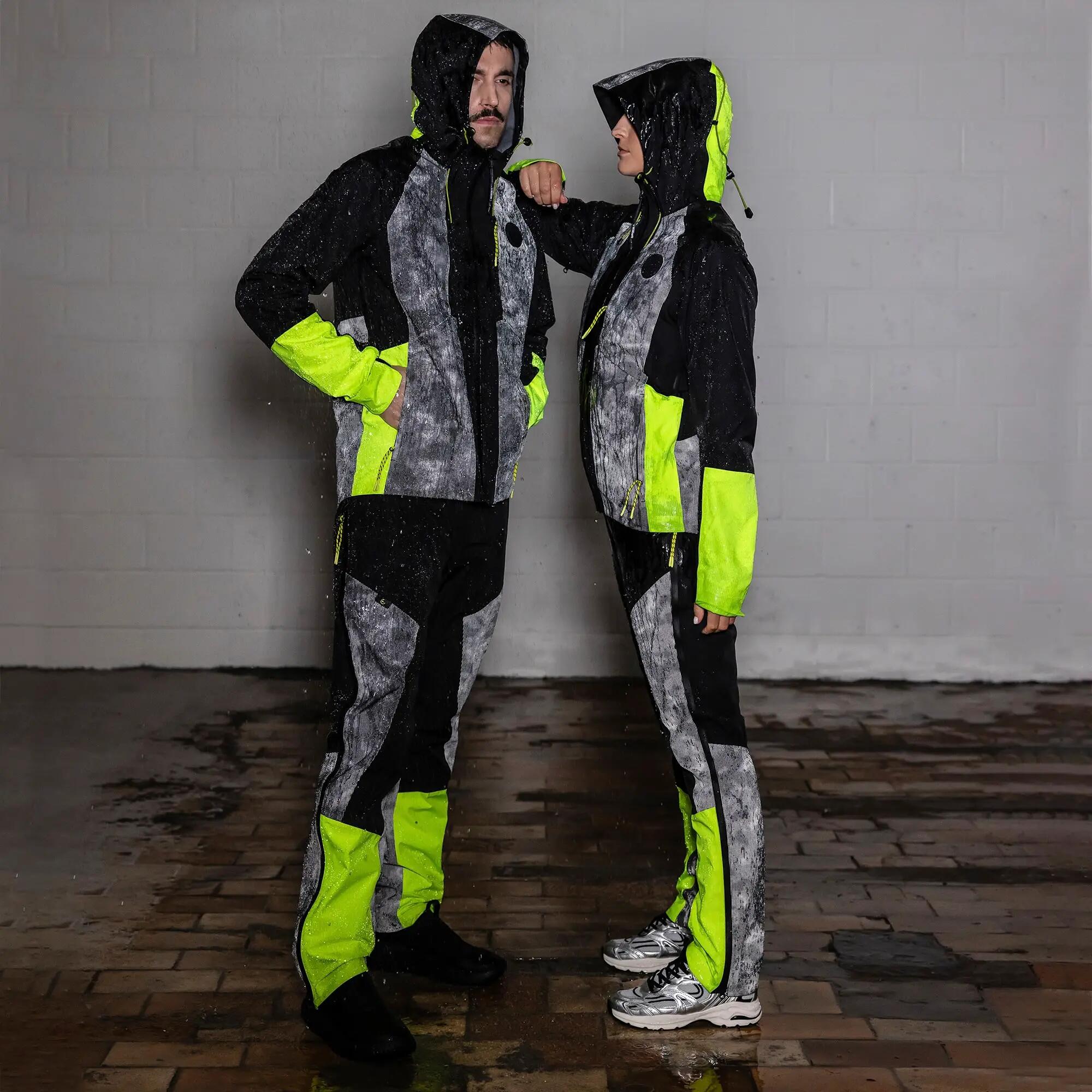 WOWOW - Surpantalon Vélo Imperméable Entièrement Réfléchissant Homme Femme 5/5