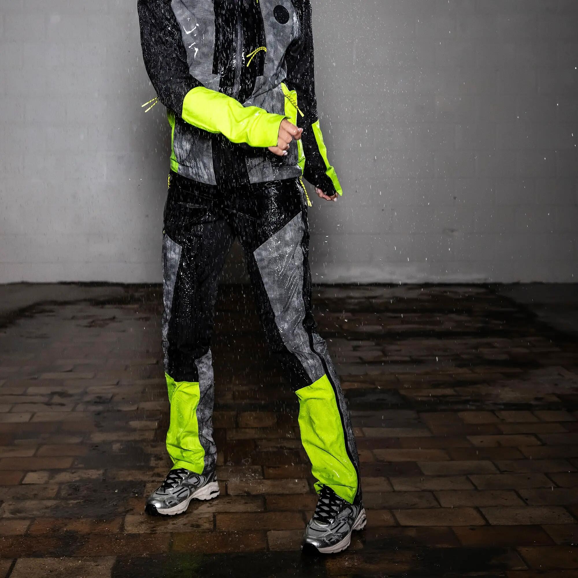 WOWOW - Surpantalon Vélo Imperméable Entièrement Réfléchissant Homme Femme 4/5