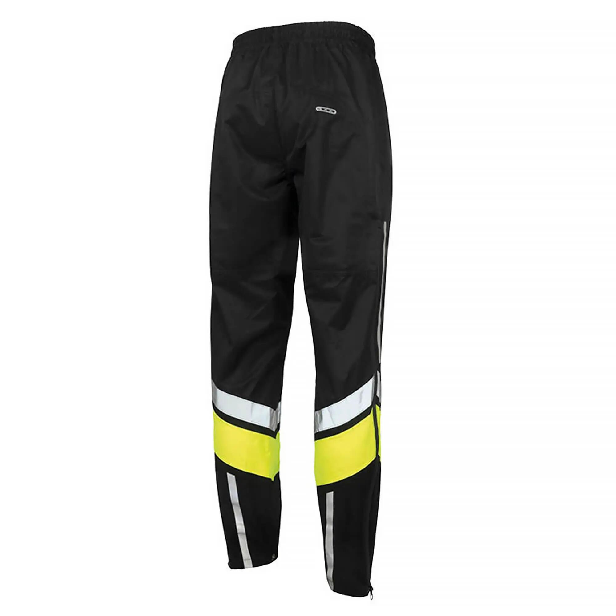 WOWOW - Heren Dames Fuji Gele Waterdichte Hi-Vis Regenbroek 2/5