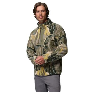 Sweater men helvetia ii printed half snap
