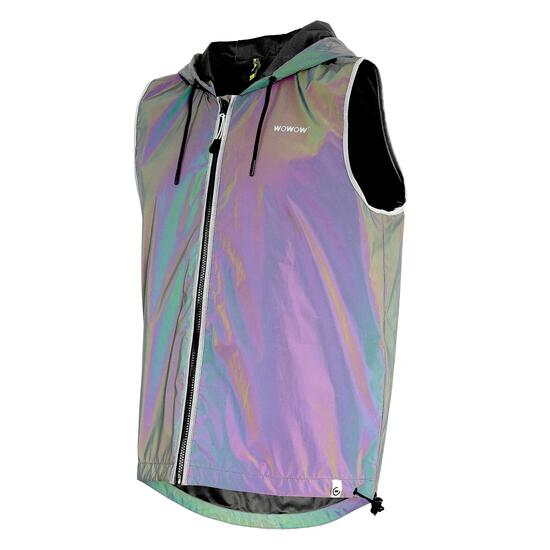 WOWOW - Lumeo Rainbow Herren Damen Vollreflektierende Fahrradweste