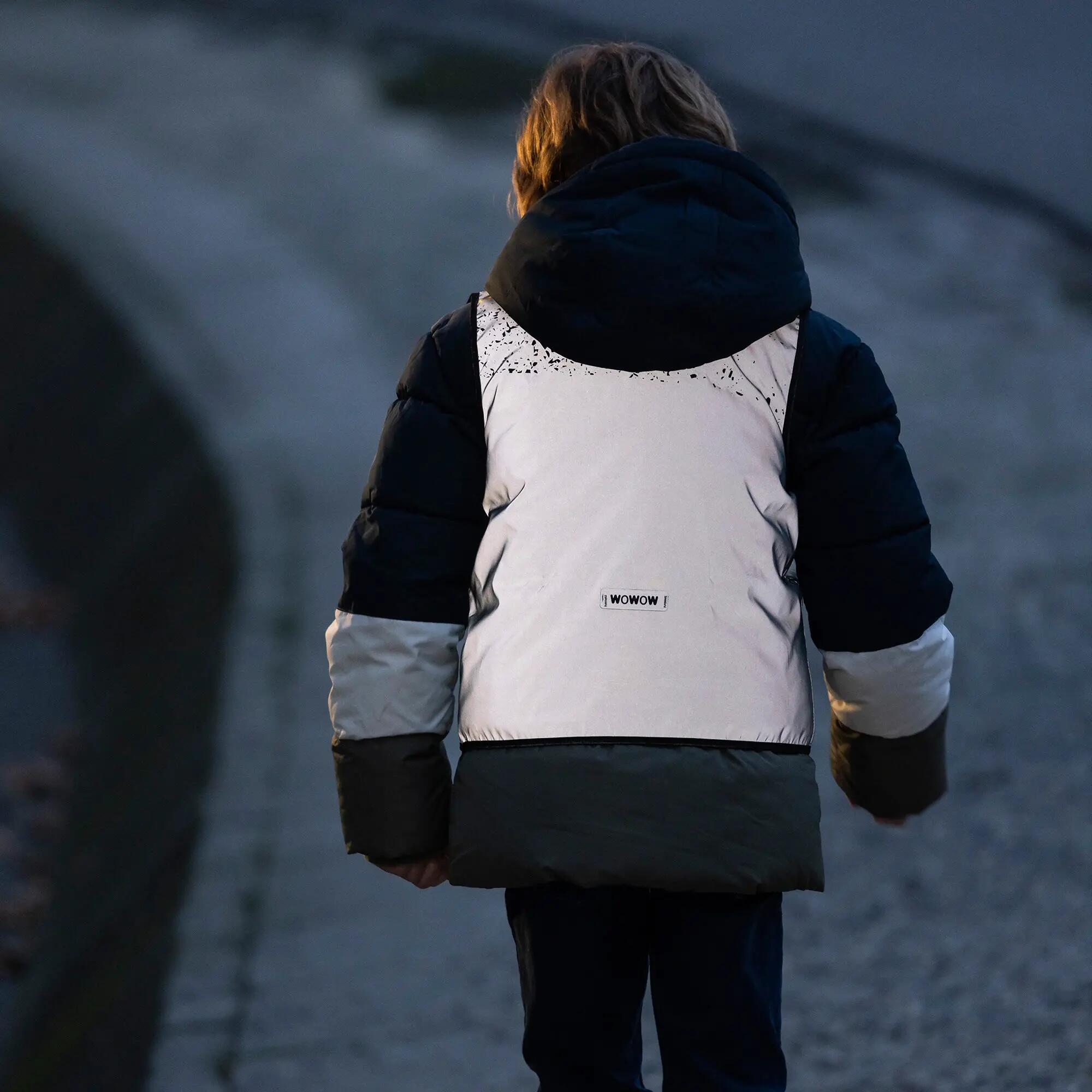 WOWOW - Kinderen Schlamm Volledig Reflecterend Hi-Vis School Outdoorvest 5/5