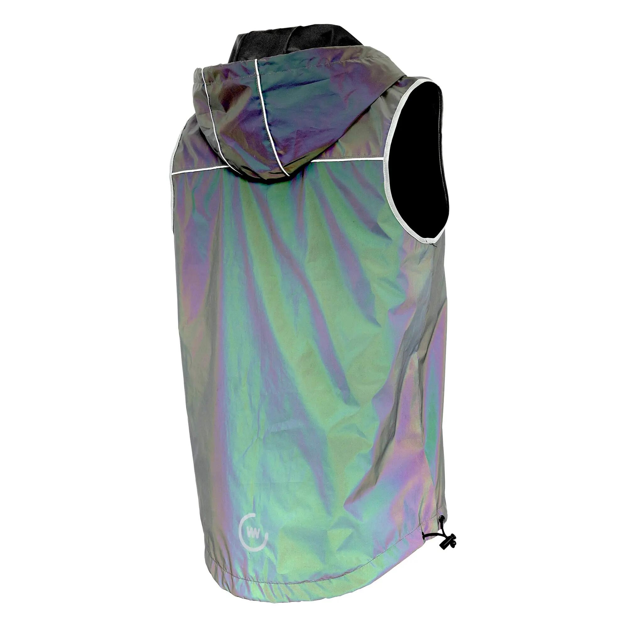 WOWOW - Heren Dames Lumeo Rainbow Volledig Reflecterend Fietsvest 2/5
