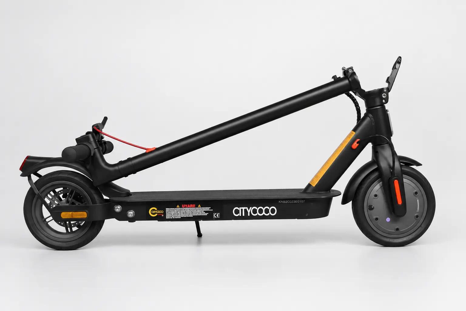 Citycoco E9 Mx350 Katlanabilir Elektrikli Scooter 350w Siyah 2/2
