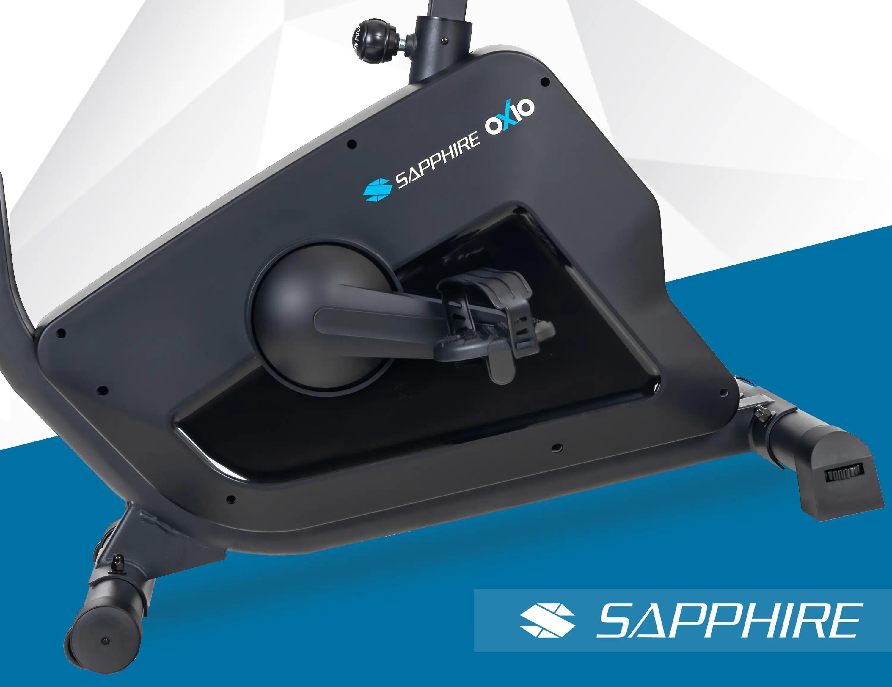 Rower stacjonarny magnetyczny Sapphire SG-8500B Oxio koło 10kg pomiar pulsu 7/14