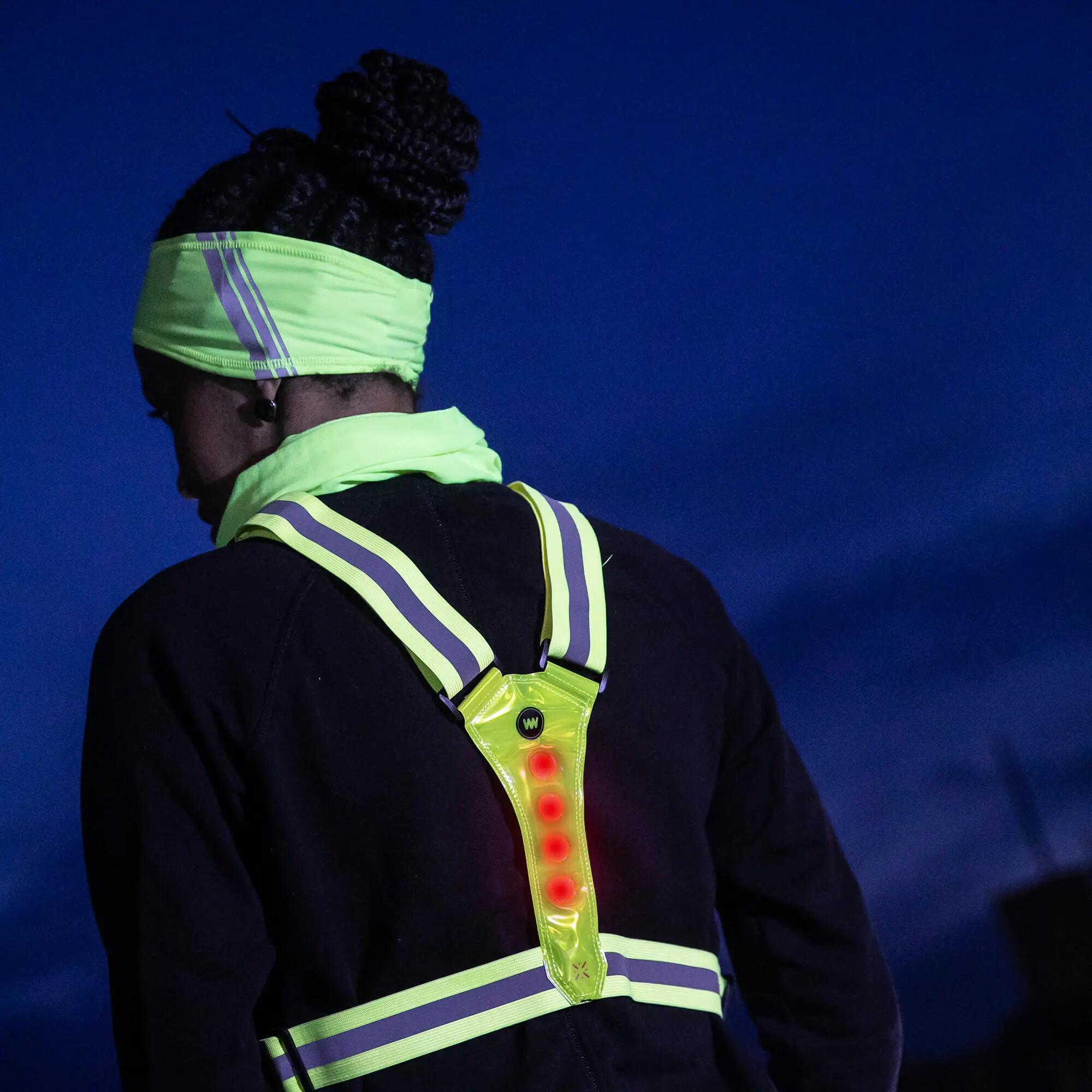 WOWOW - Bandeau Running Réfléchissant Chaud Haute Visibilité Homme Femme 5/5