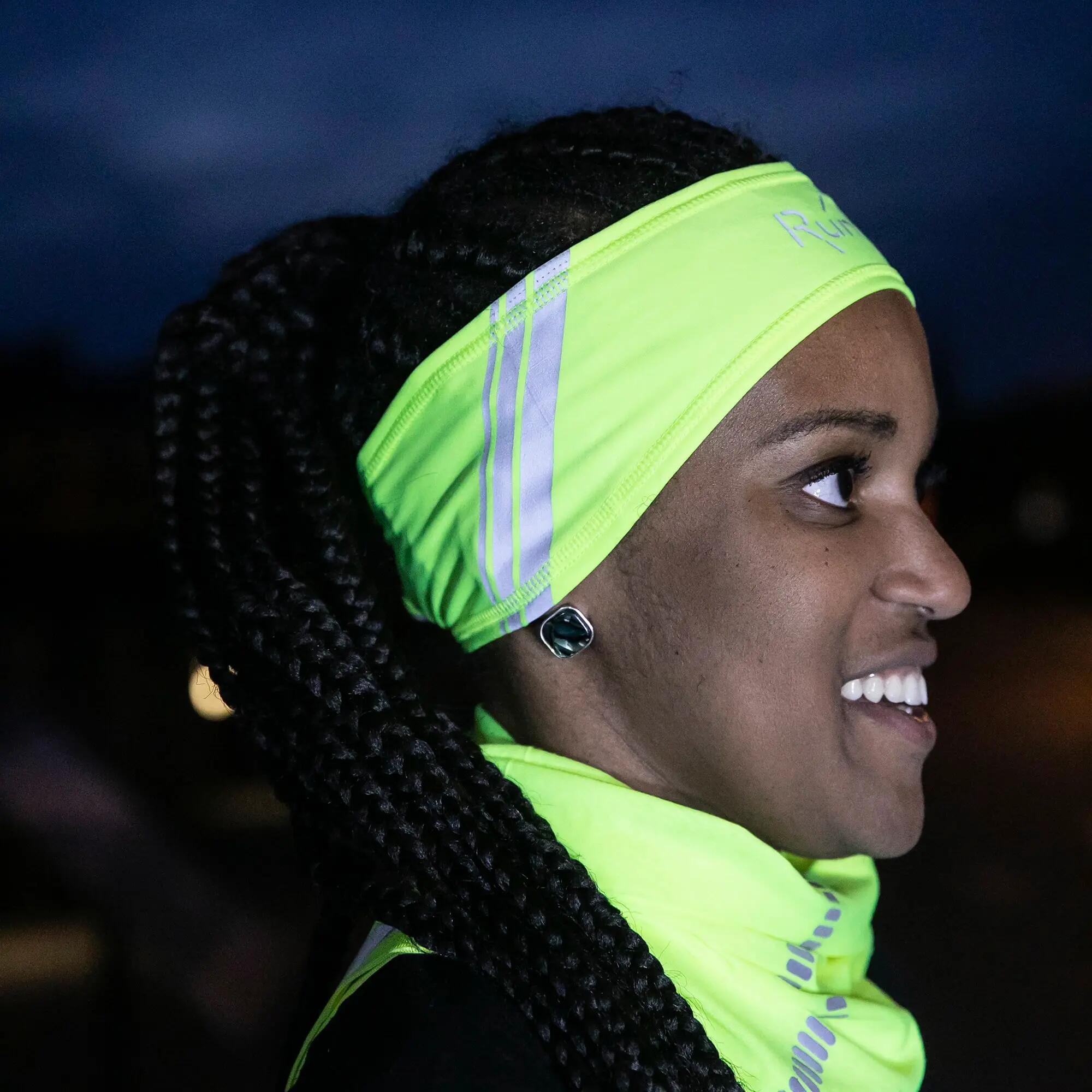 WOWOW - Bandeau Running Réfléchissant Chaud Haute Visibilité Homme Femme 3/5