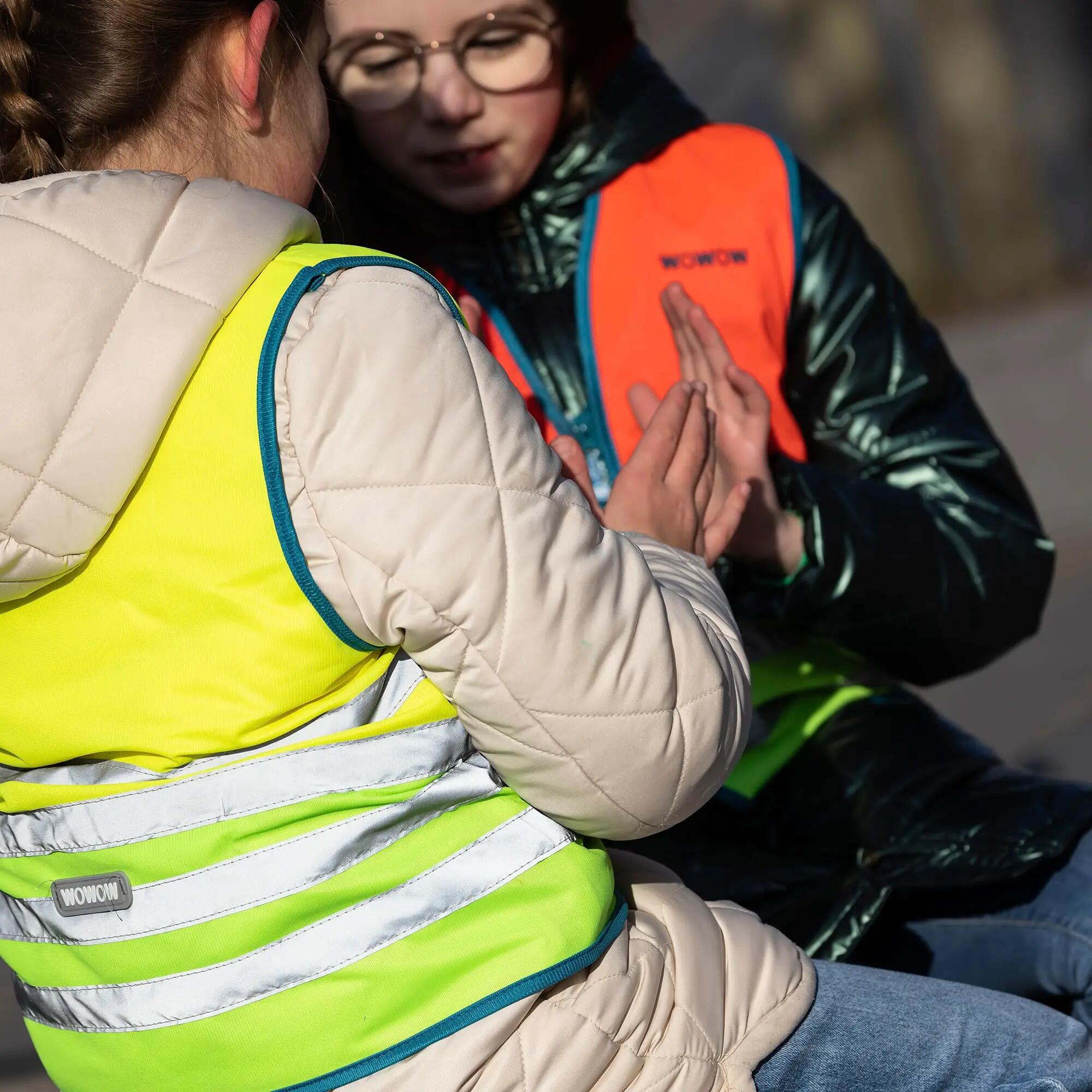 WOWOW - Gilet Enfant Wasabi Jaune Réfléchissant Haute Visibilité 5/5
