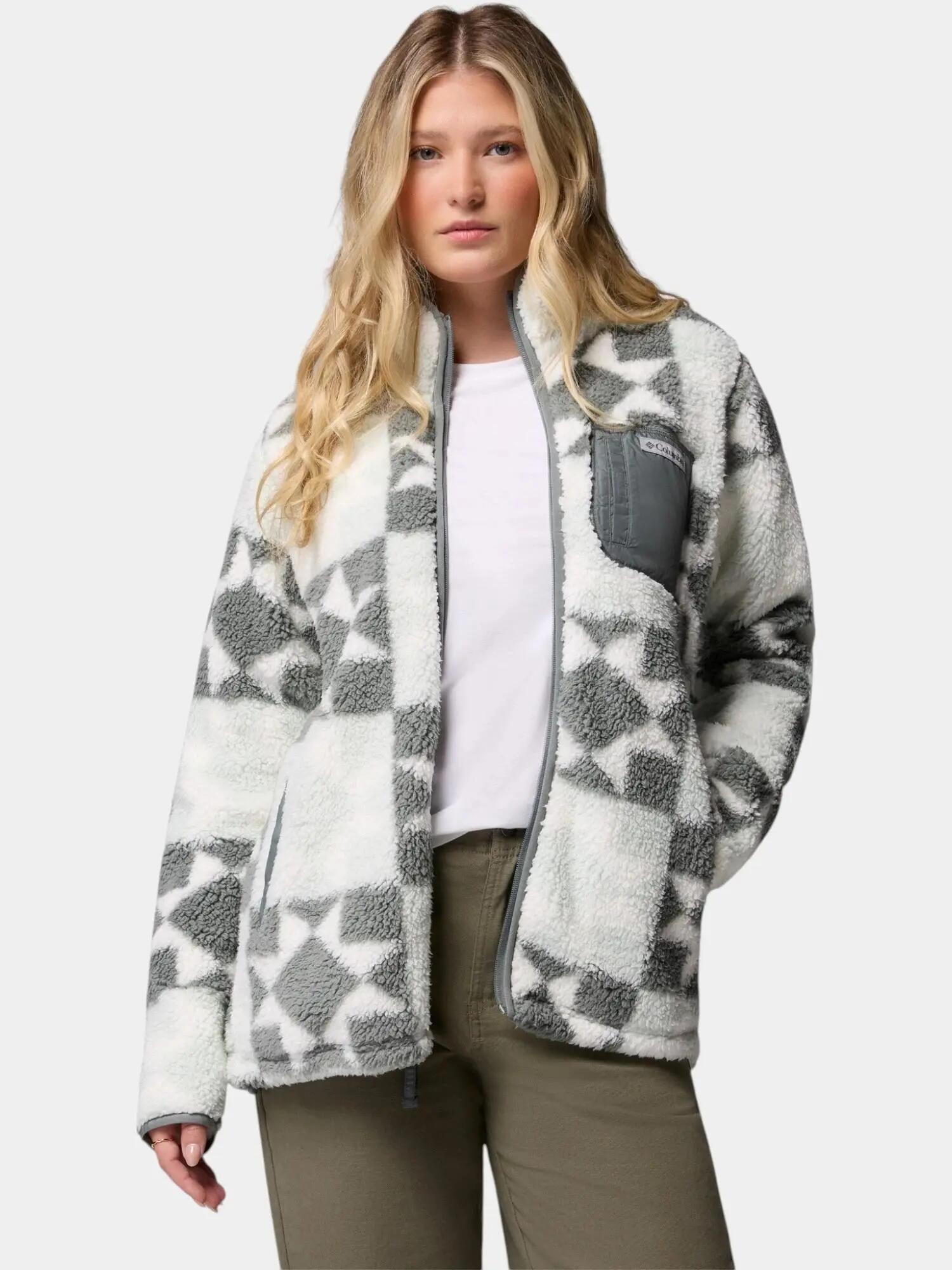 West Bend Print Full Zip II Women S grün - tea light, cozy quilt 5/7