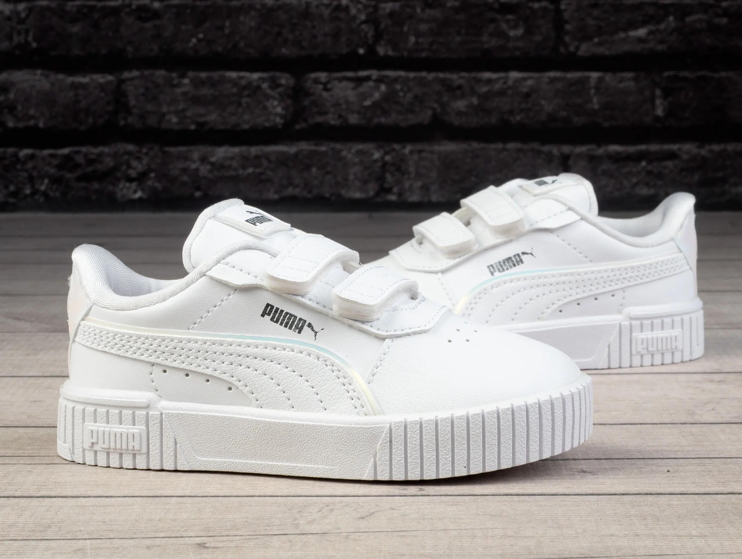 Buty dziecięce sportowe na rzep Puma CARINA 2.0 HOLO 2/6