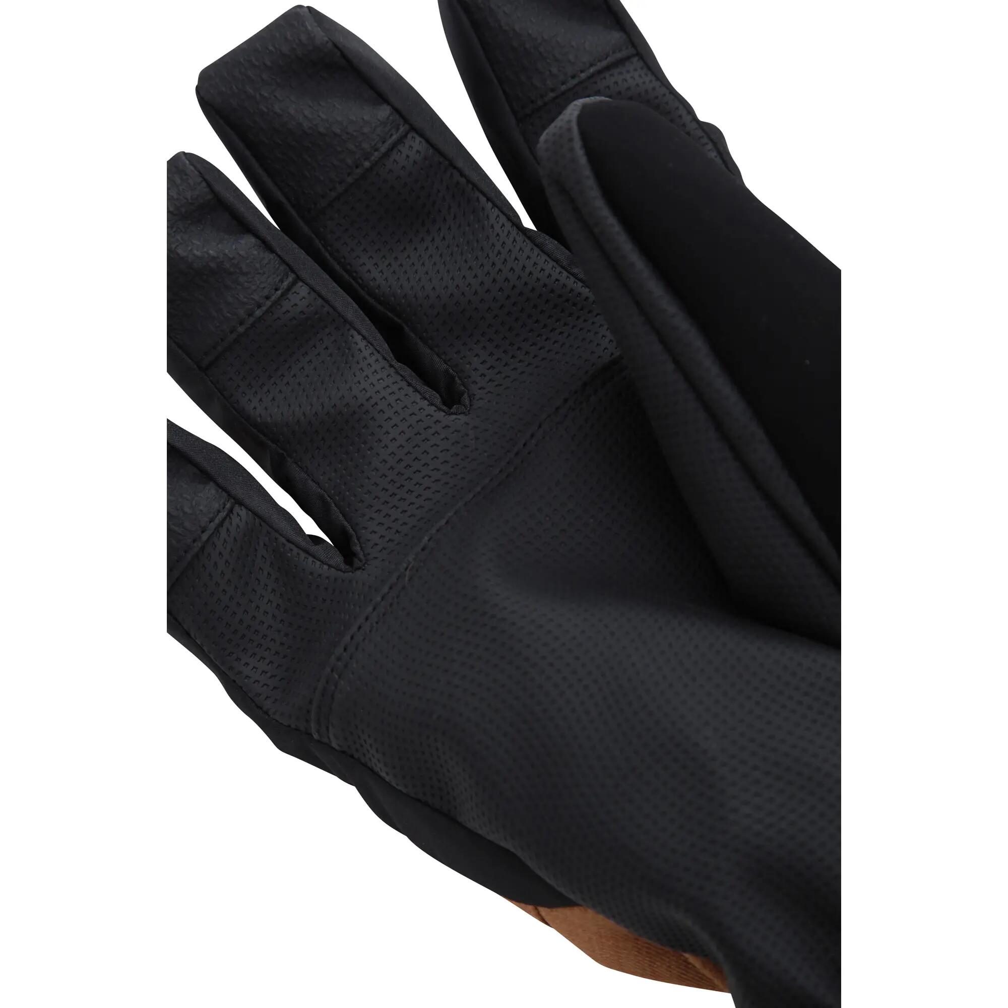 Skihandschuhe "Lodge" Polyester, Polyamid Herren Hellbraun 4/4