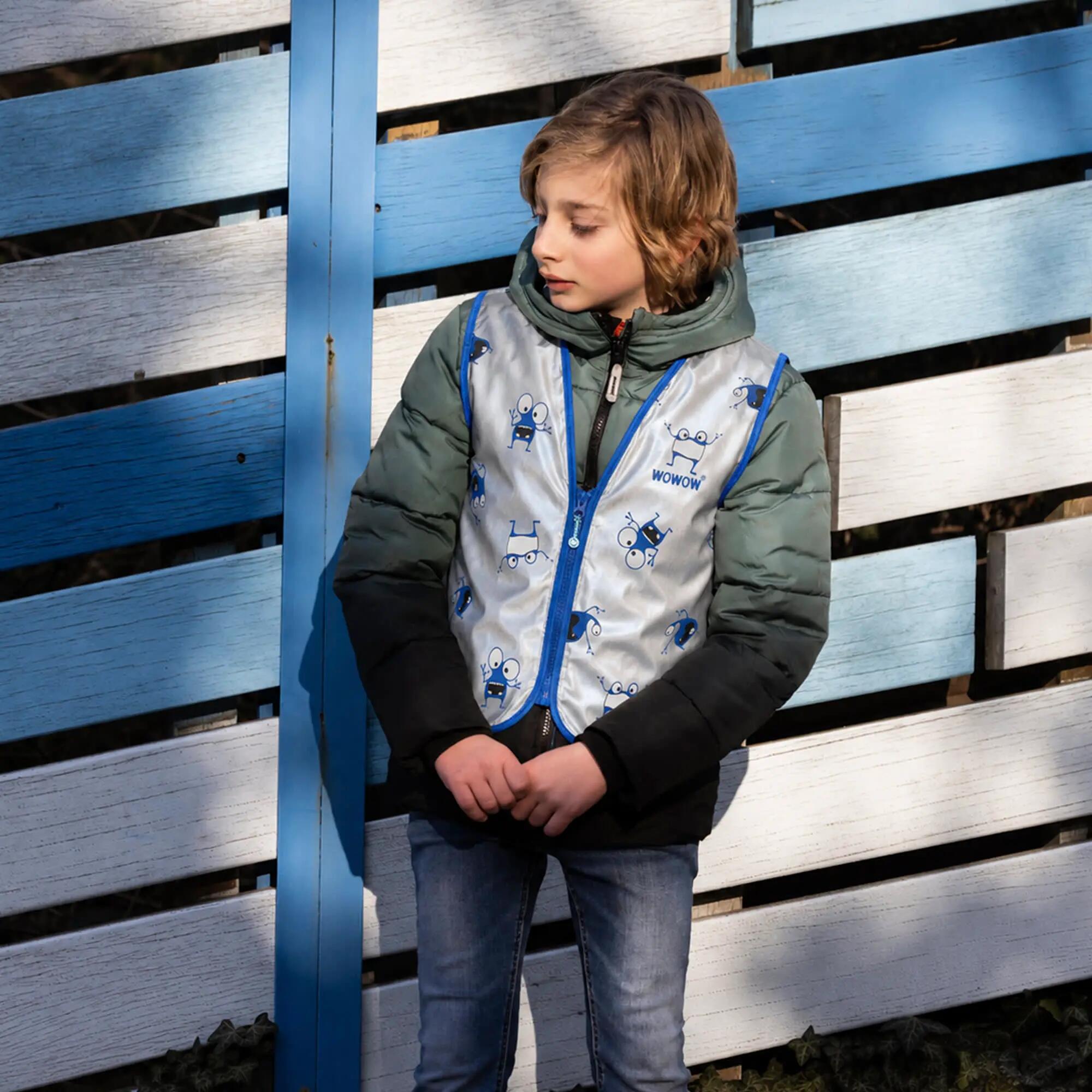 WOWOW - Kinderen Goyo Volledig Reflecterend Hi-Vis School Outdoorvest 3/5