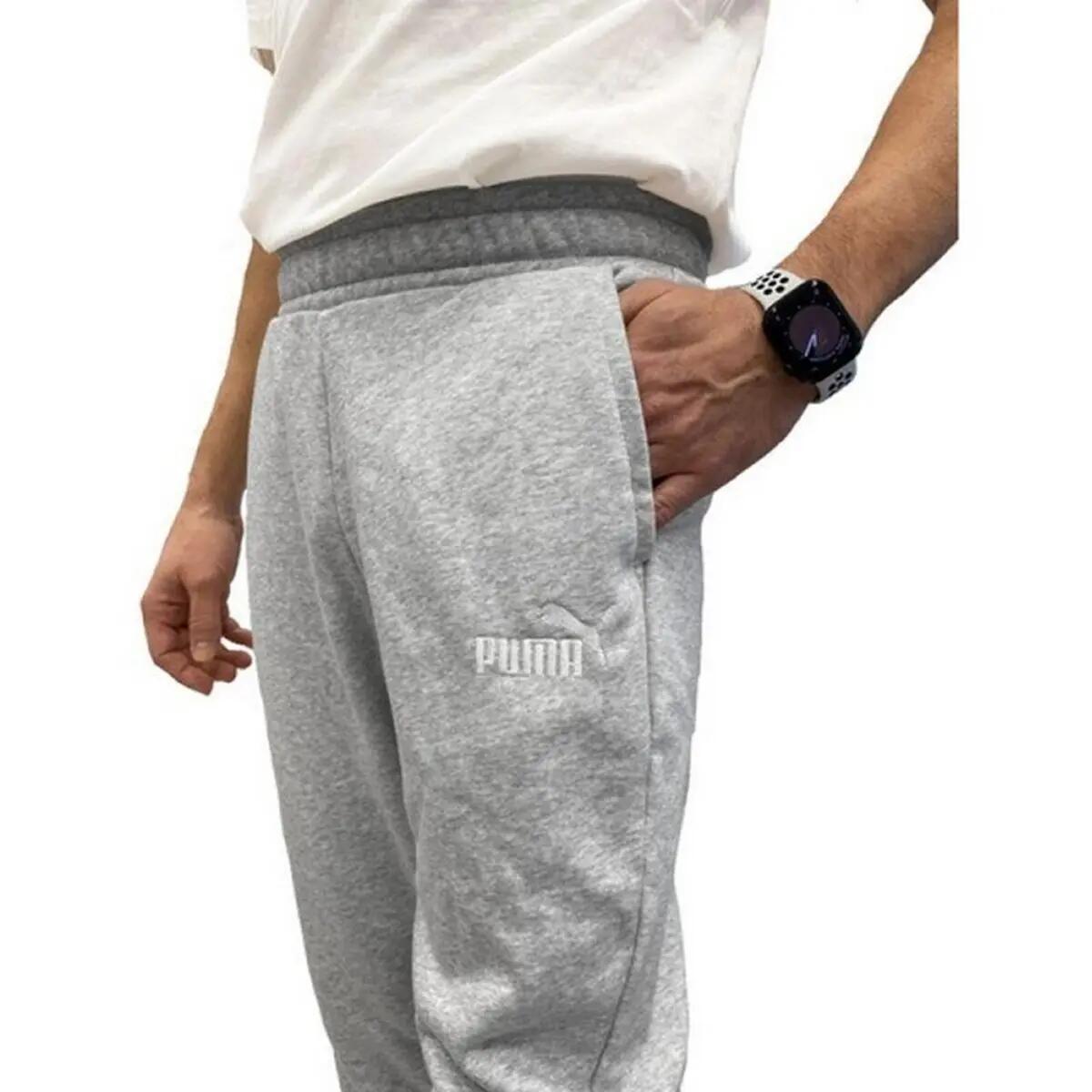 Heren ESS Logo Joggingbroek (Grijs) 3/4