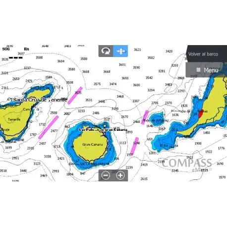 Carta Náutica Compass E+ Spain Atlantic & Canary Islands 4/5