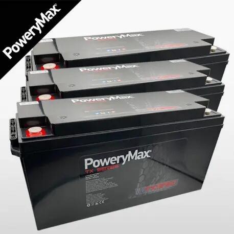 Bateria portátil PoweryMax TX36150Ah. 3 baterias TX12150 de última geração. 2/5