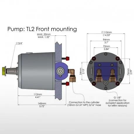 Sterzo idraulico  MU100TF-MRA 4/5