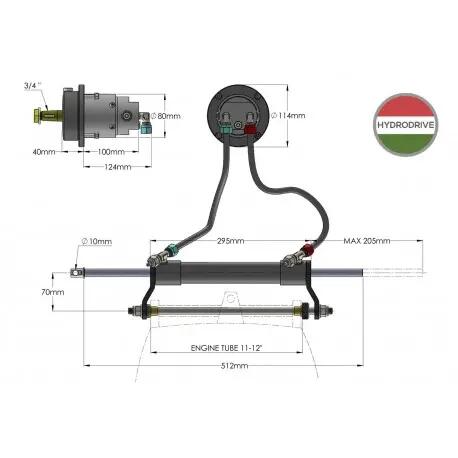 Sterzo idraulico  MF90W 5/5
