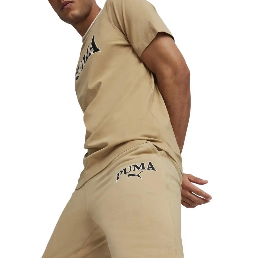 Pantaloni Da Jogging Uomo Puma Squad Beige 4/6