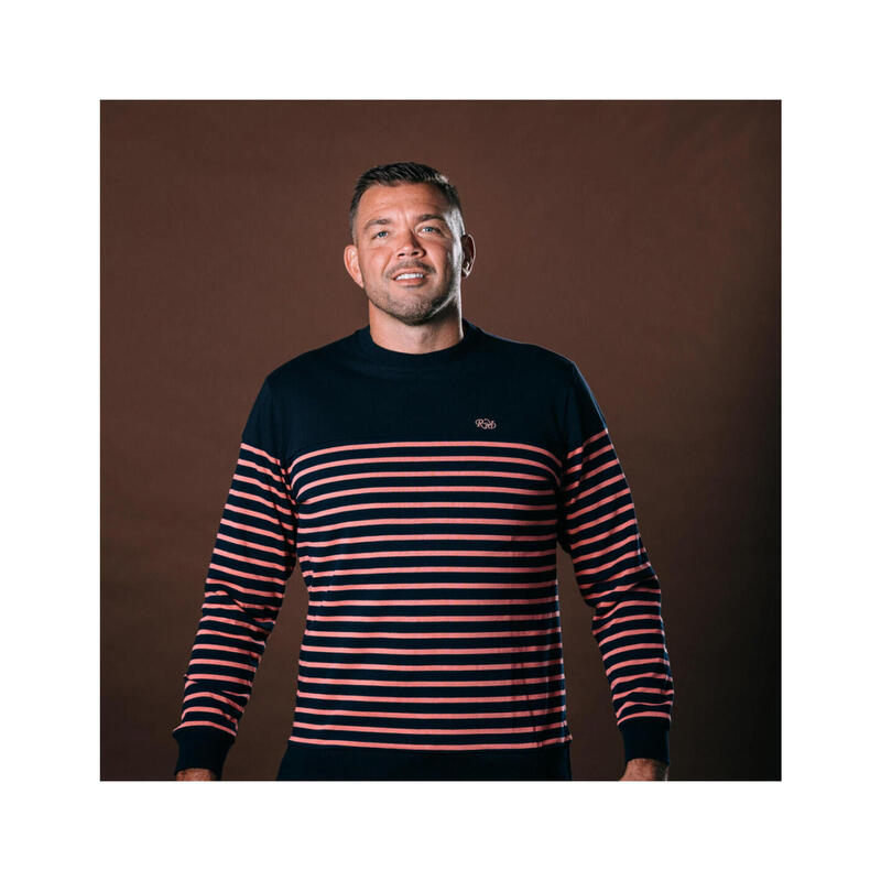 Pull de rugby homme Marinière Pirate des Bords de Seine
