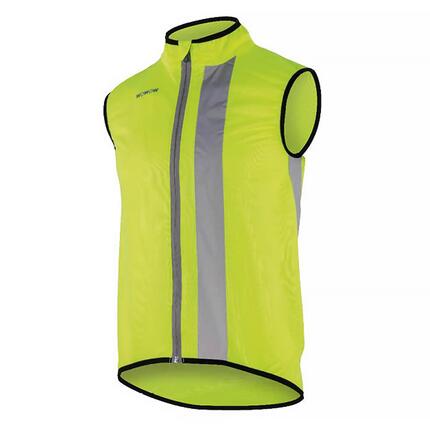 WOWOW - Gilet Cyclisme Maverick Jaune Réfléchissant Haute Visibilité