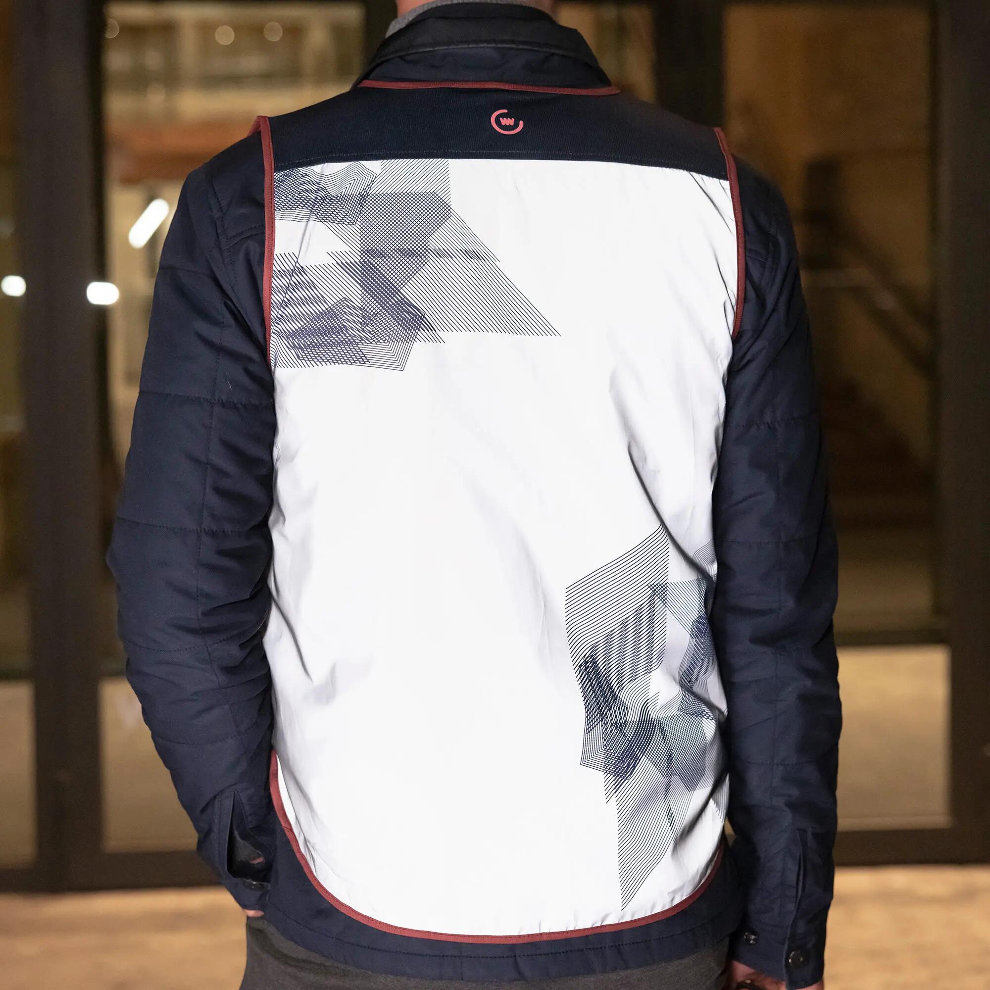 WOWOW - Heren Dames Navigator Volledig Reflecterend Hi-Vis Fietsvest 4/5